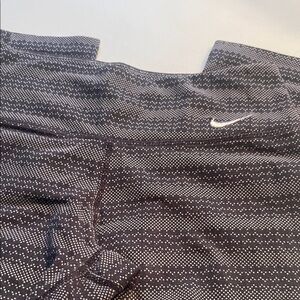 Nike Black and White Patterned Leggings